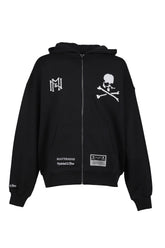 TH16968-CLBBLCK/MASTERMINDXM&N ZIP UP HOODIE / BLK