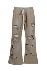 THERMAL LAYERED SWEAT PANTS / DUST