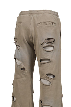 THERMAL LAYERED SWEAT PANTS / DUST