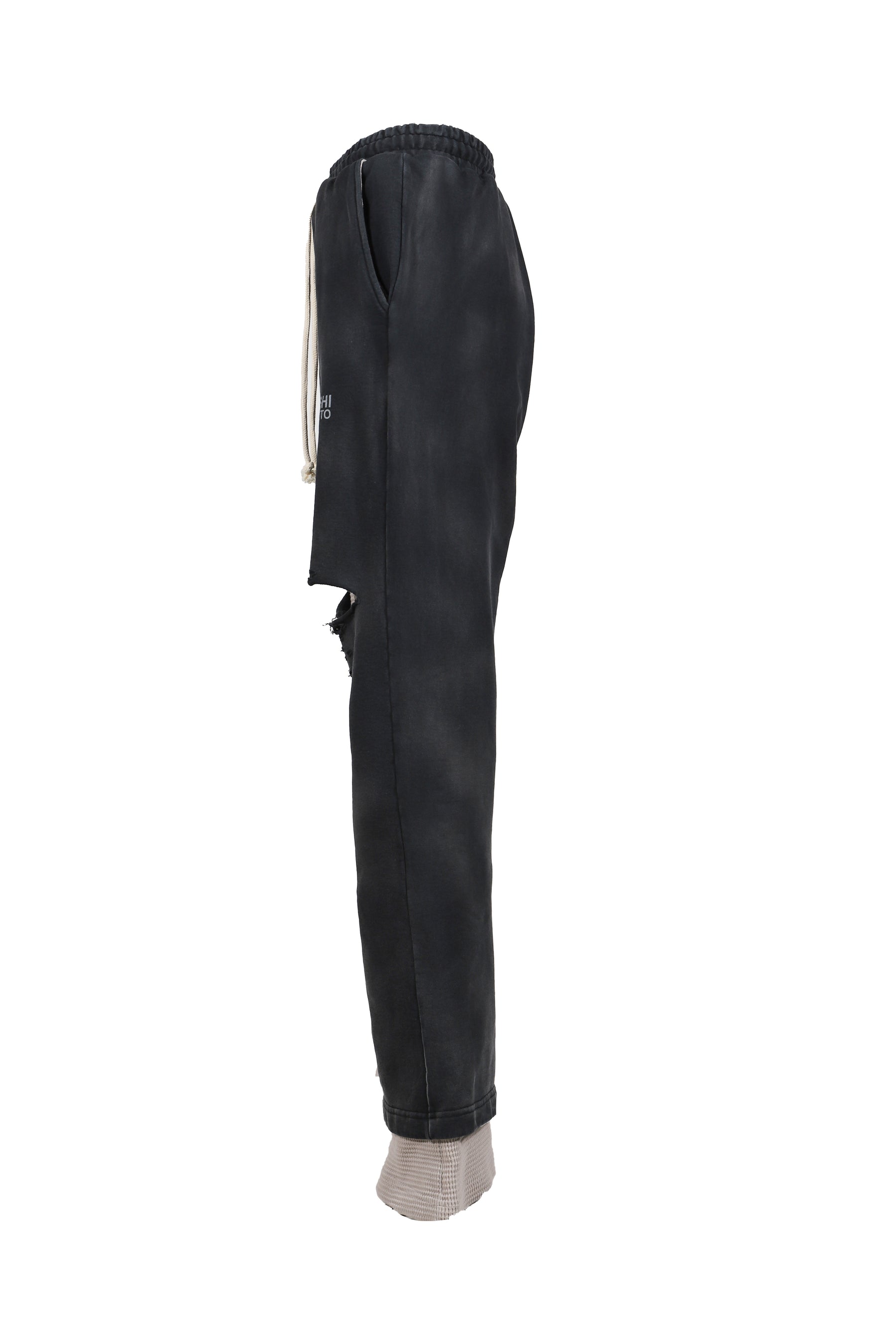 HOLY GHOST LAYERED SWEATPANT / WASHED BLK