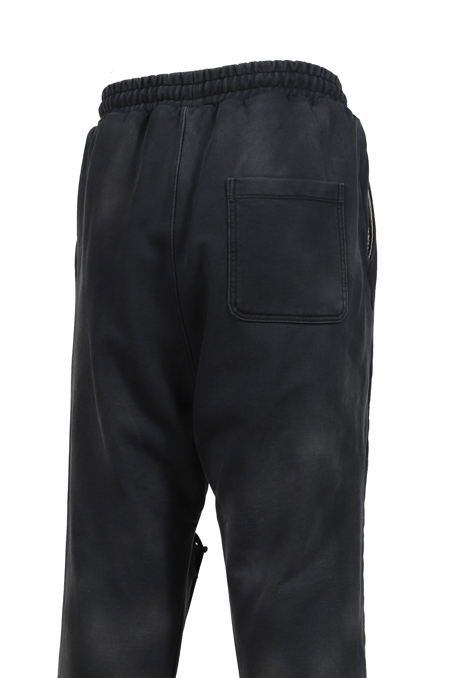 HOLY GHOST LAYERED SWEATPANT / WASHED BLK