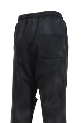 HOLY GHOST LAYERED SWEATPANT / WASHED BLK