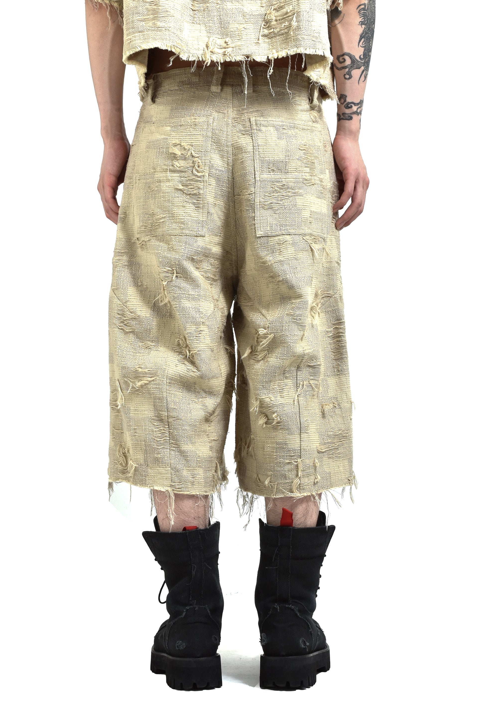 BORO JACQUARD BAGGY SHORTS (feat.MINUS) / DUSTY BEI