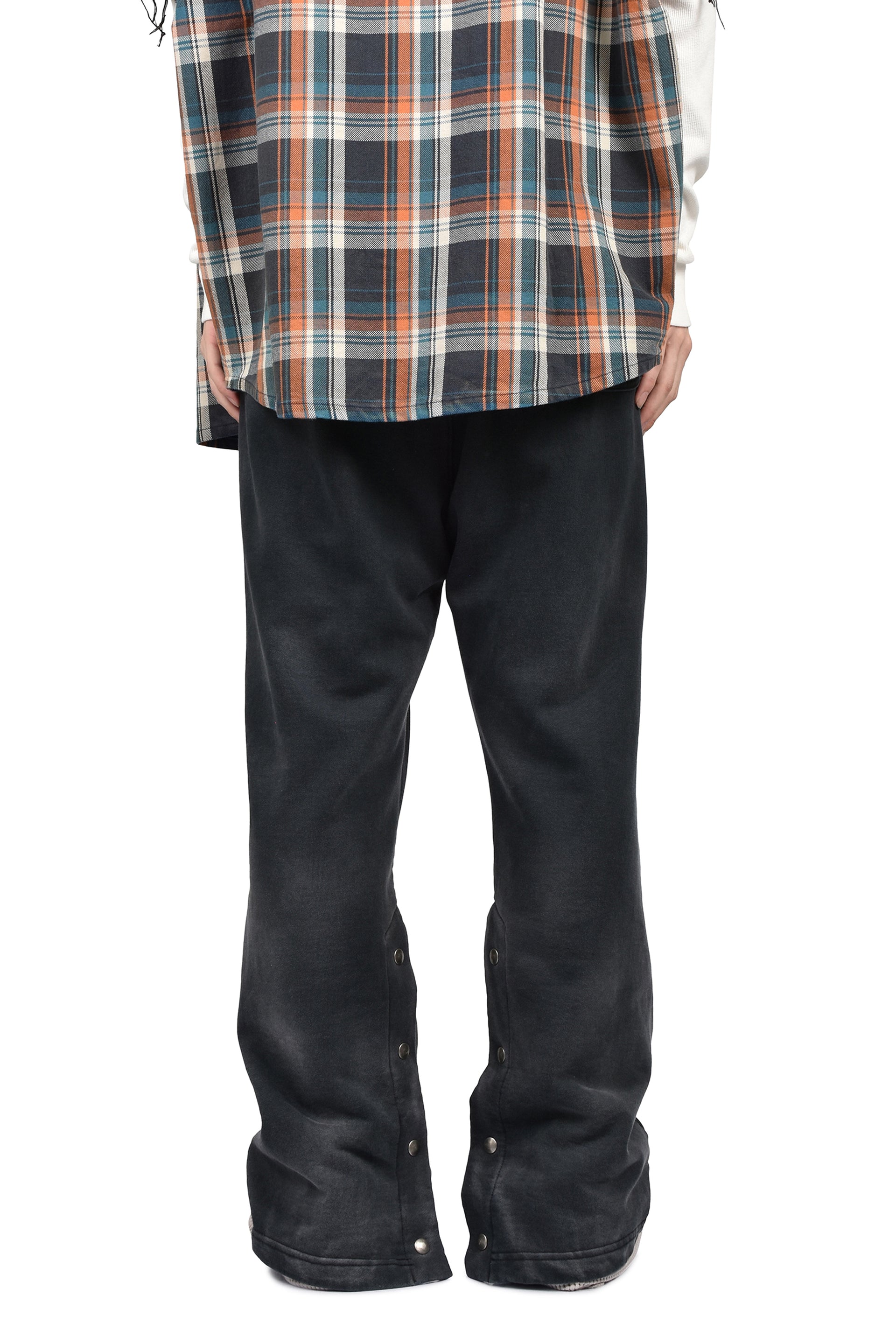 HOLY GHOST LAYERED SWEATPANT / WASHED BLK