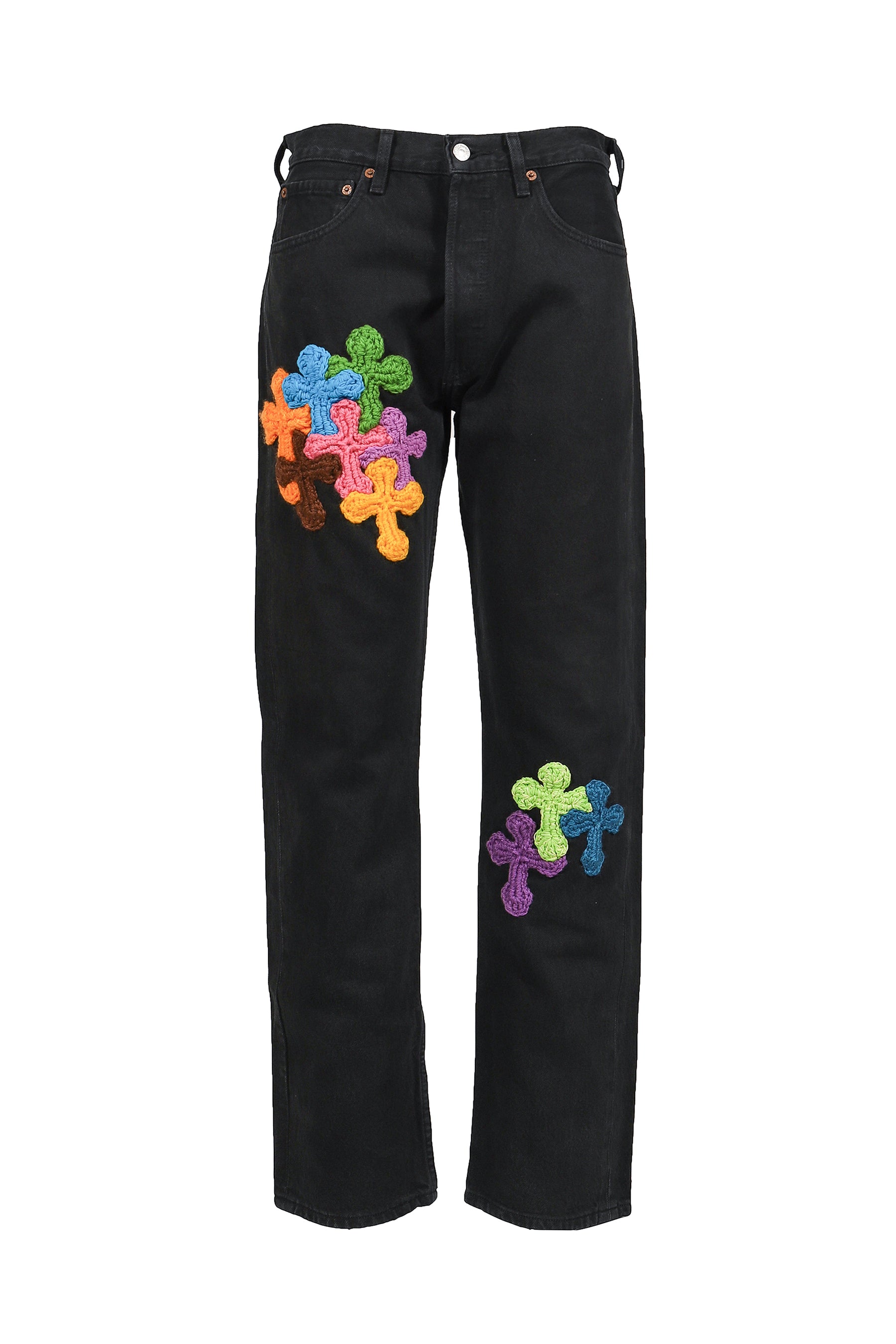 3D CROSS BLACK DENIM / BLK