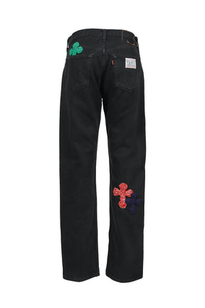 3D CROSS BLACK DENIM / BLK