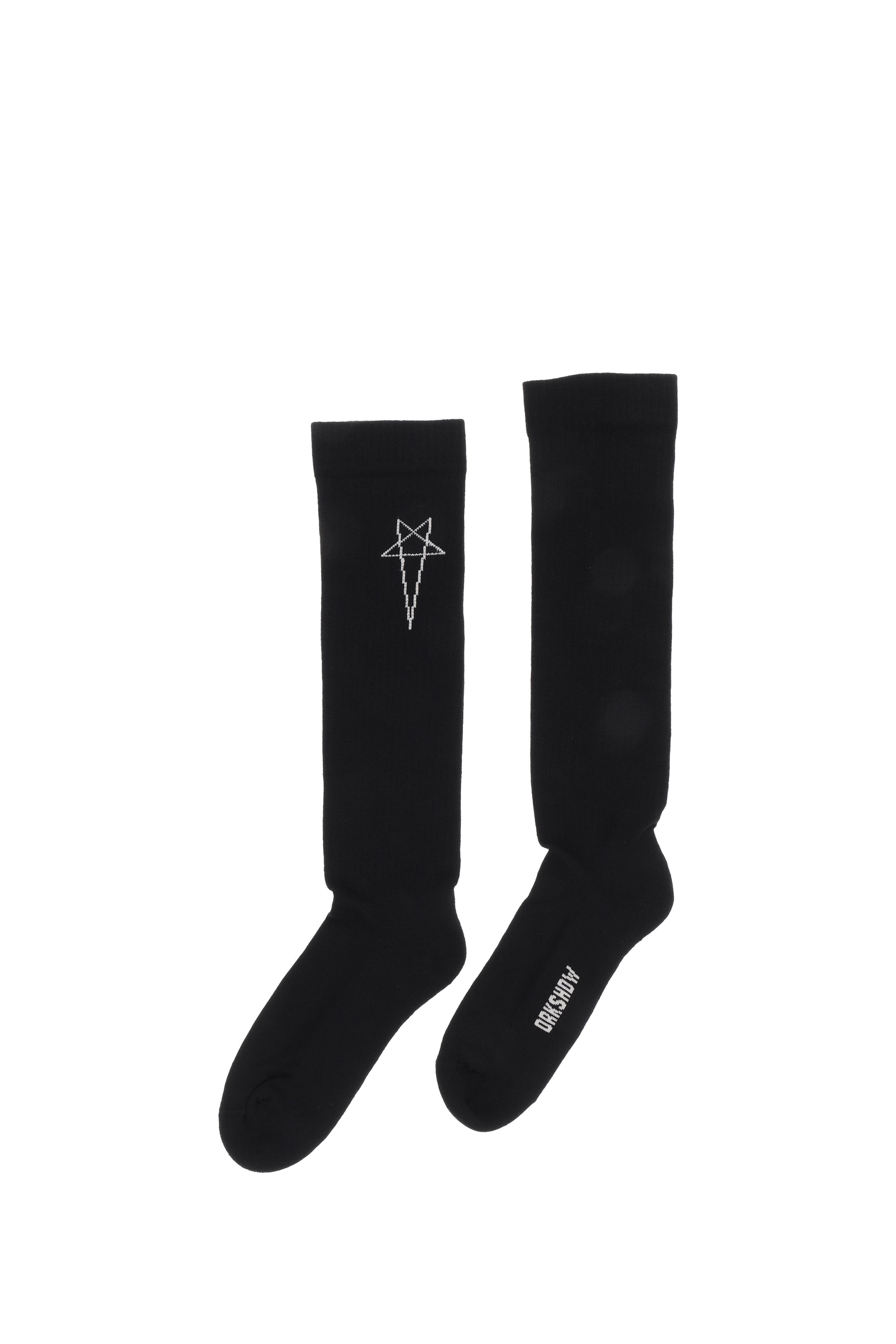 PENTAGRAM KNEE HIGH SOCKS / BLK