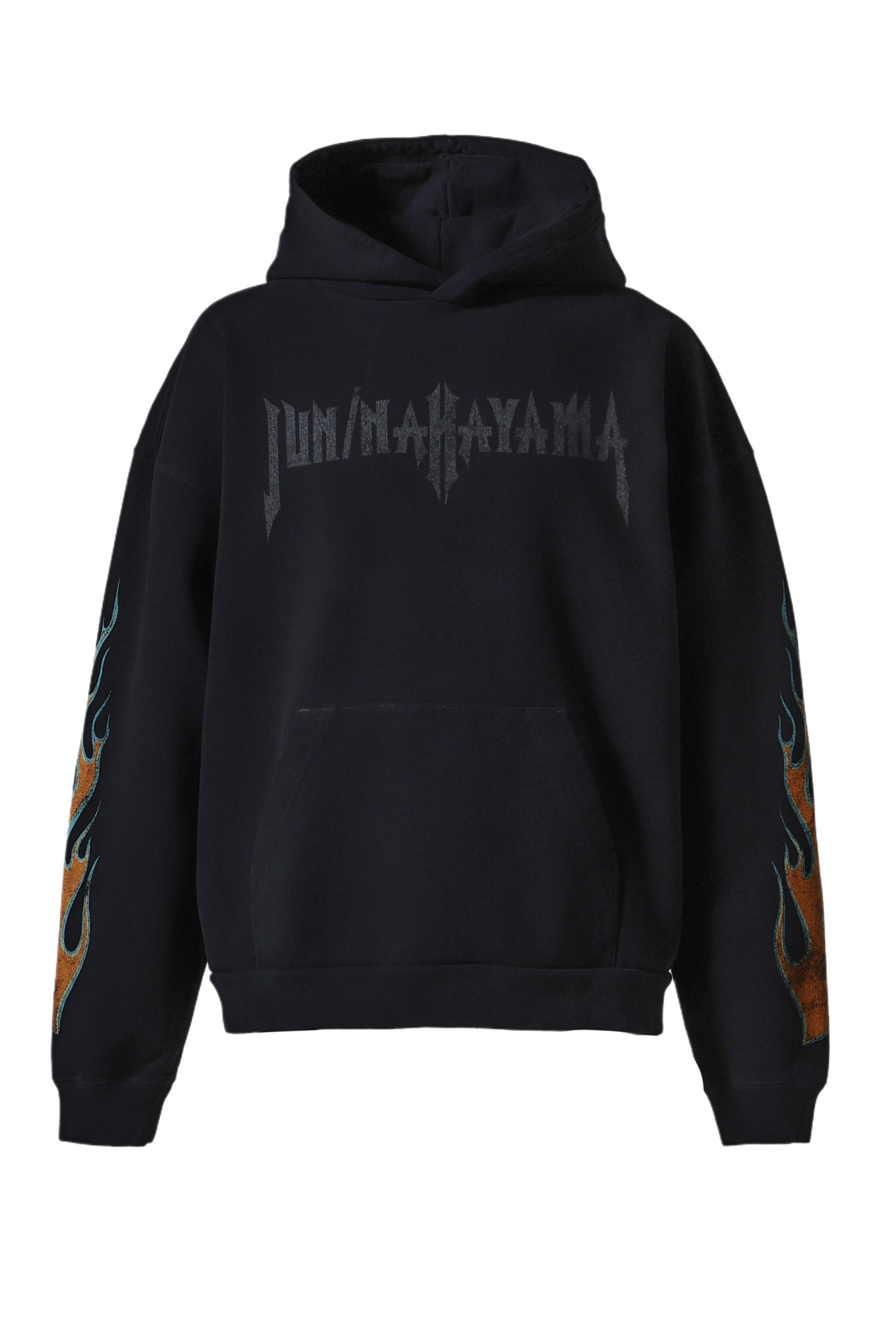 FLAME HOODIE / BLK