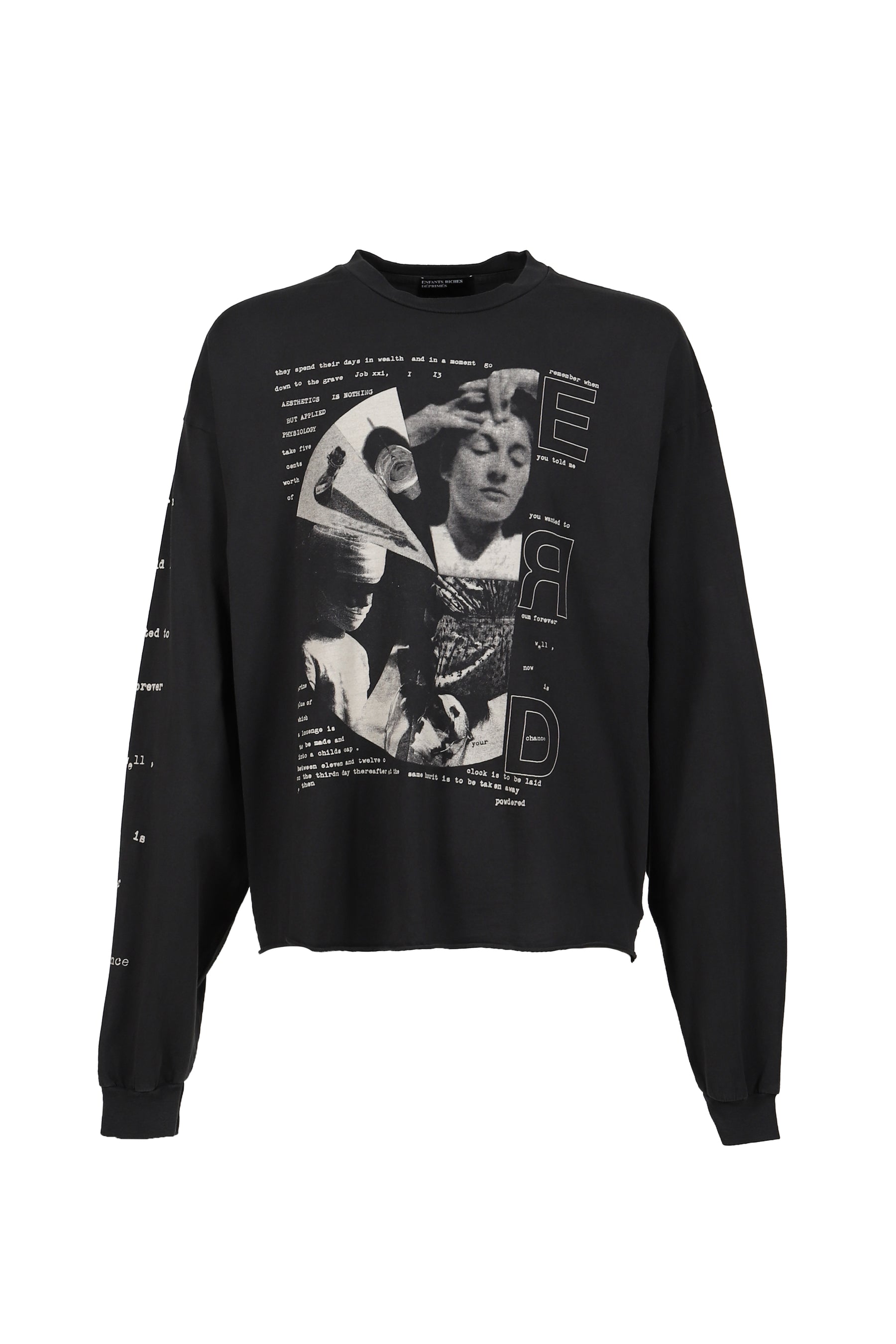 トップス enfants riches deprimes remember when ls Remember When LS T-Shirt in Faded Black – SVRN