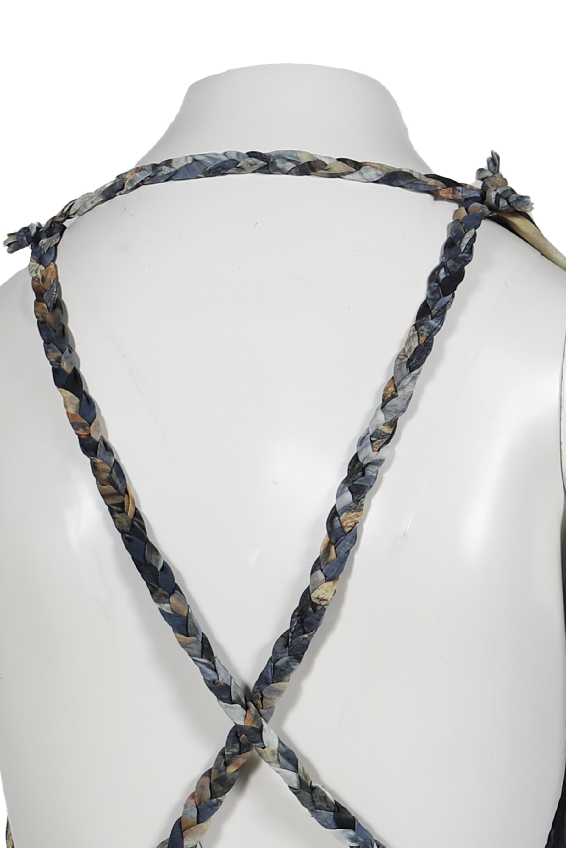 SUPER COWL TOP WITH TWISTED STRAPS / MULTI