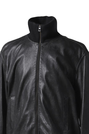 ZIPPED UP JACKET / BLK