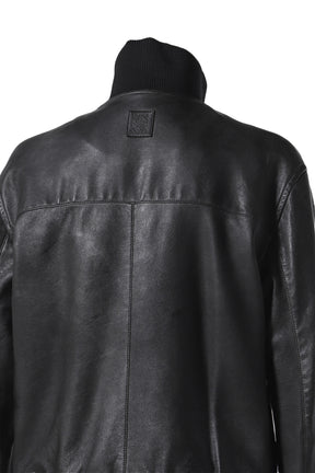 ZIPPED UP JACKET / BLK