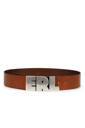 ERL LEATHER BELT LARGE LEATHER / BRW
