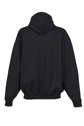 POLIZEI OVERSIZED HOODIE / WASHED BLK 