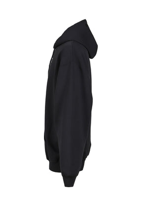 POLIZEI OVERSIZED HOODIE / WASHED BLK 