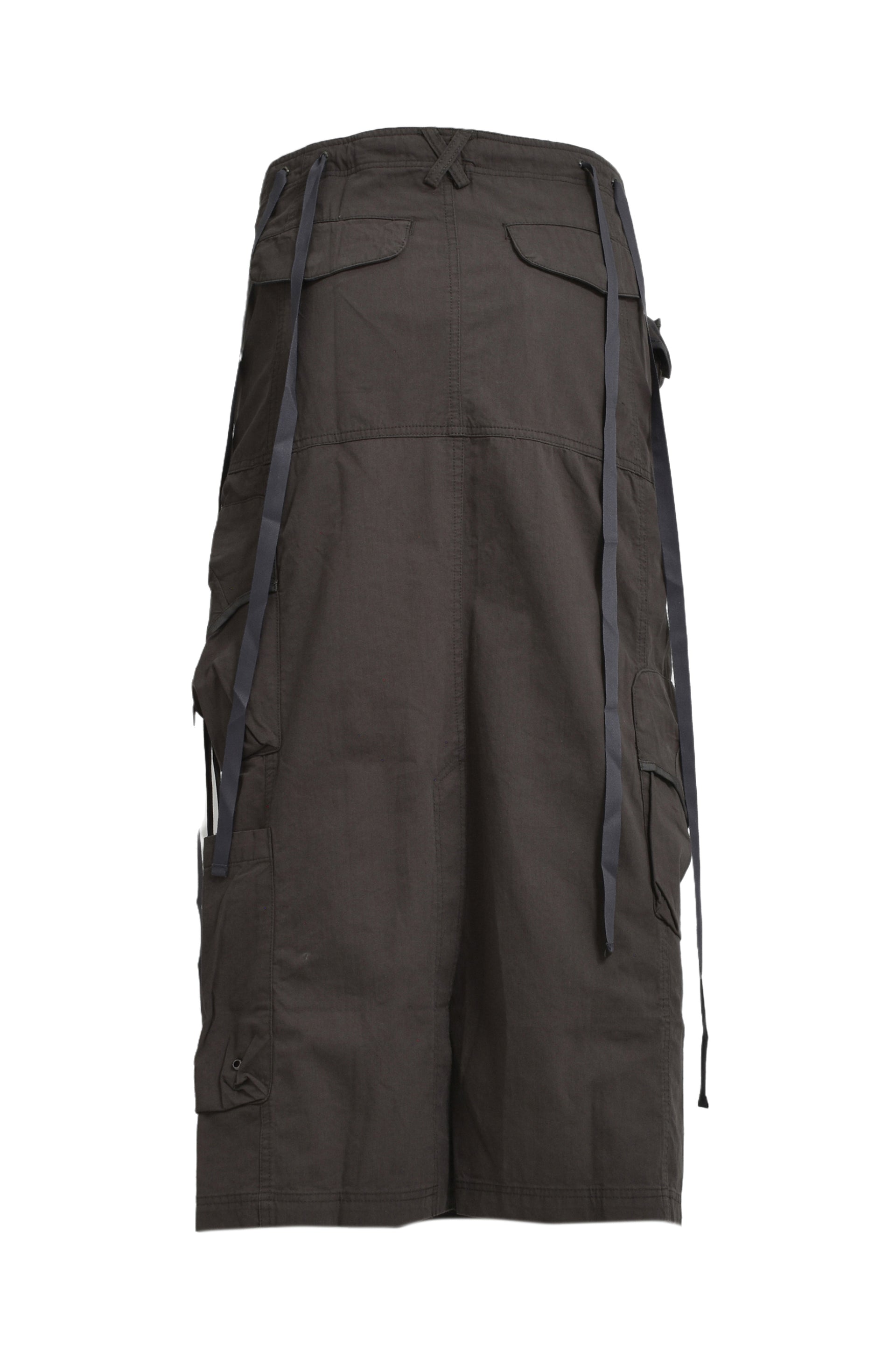 NACHE STRAP CARGO MAXI SKIRT(EXCLUSIVE) / KHA GRY