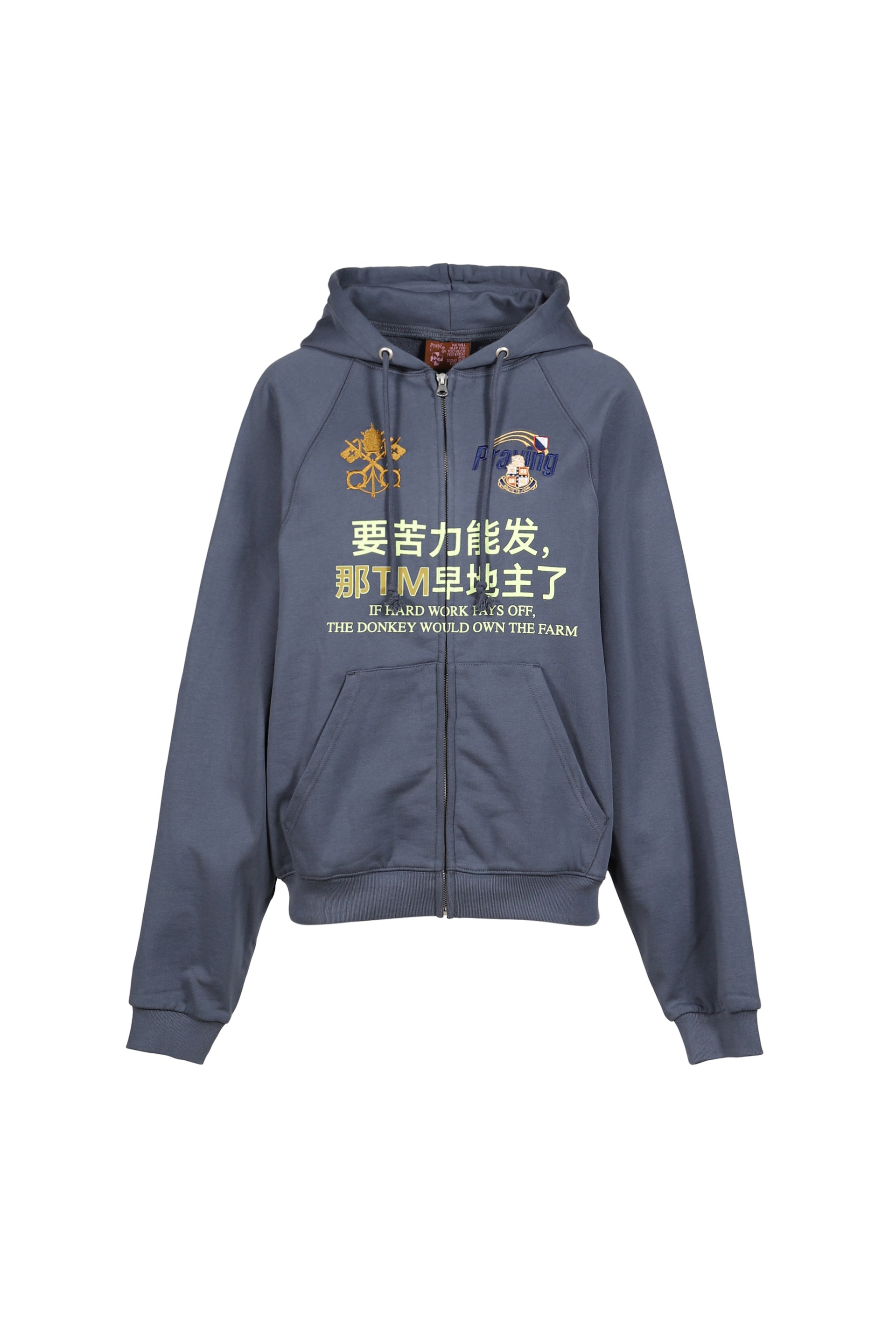 HARD WORK HOODIE / NAVY