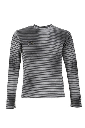 TC Striped Long Sleeve / Gray 