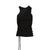 OFFSET WAFFLE TOP / BLK
