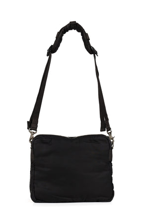 SUPER NYLON SIMPLE SHOULDER BAG / BLK
