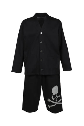 MASTERMIND WORLD LONG SLEEVE LOUNGE SET / BLK