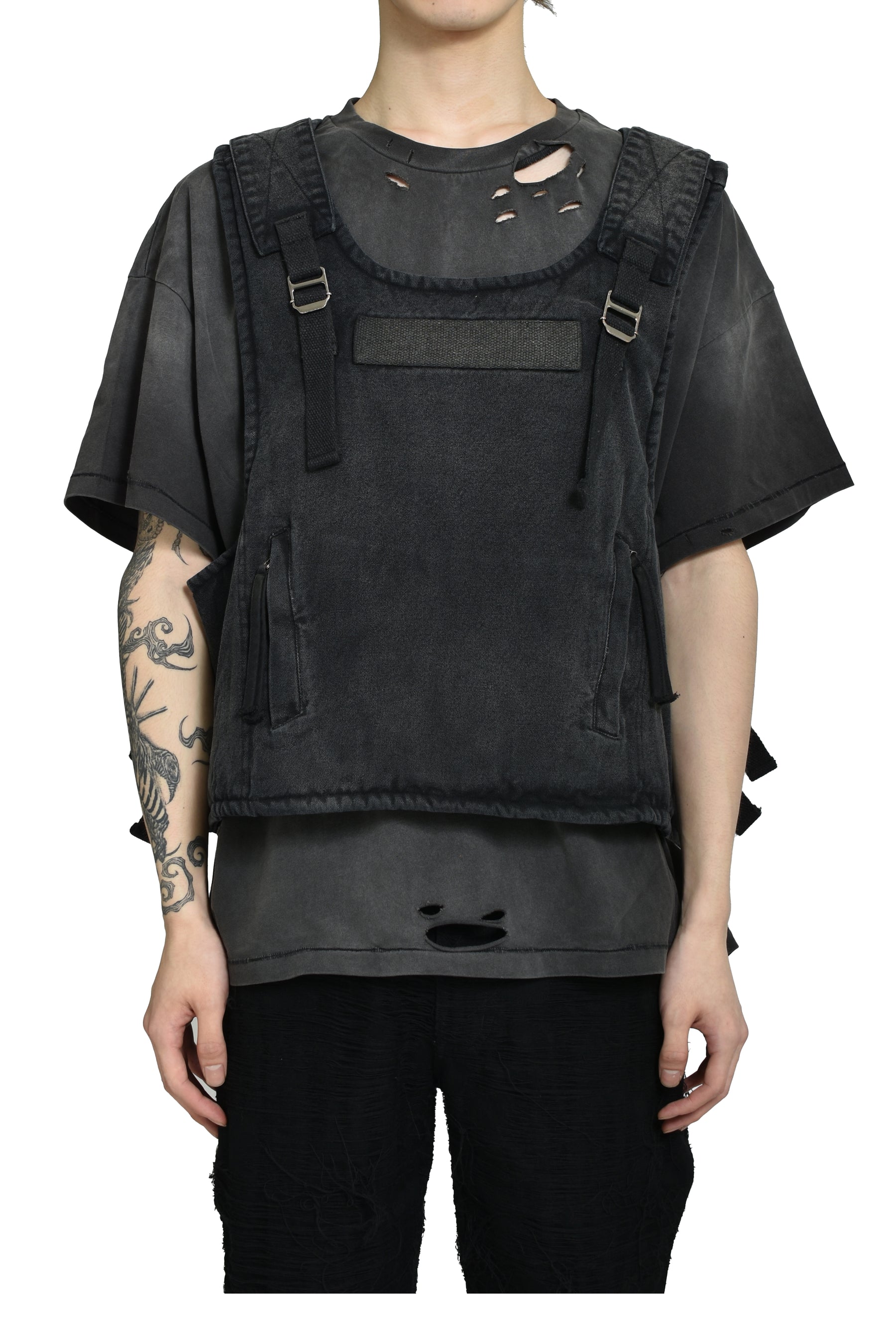 RIOT VEST / WASHED GREY