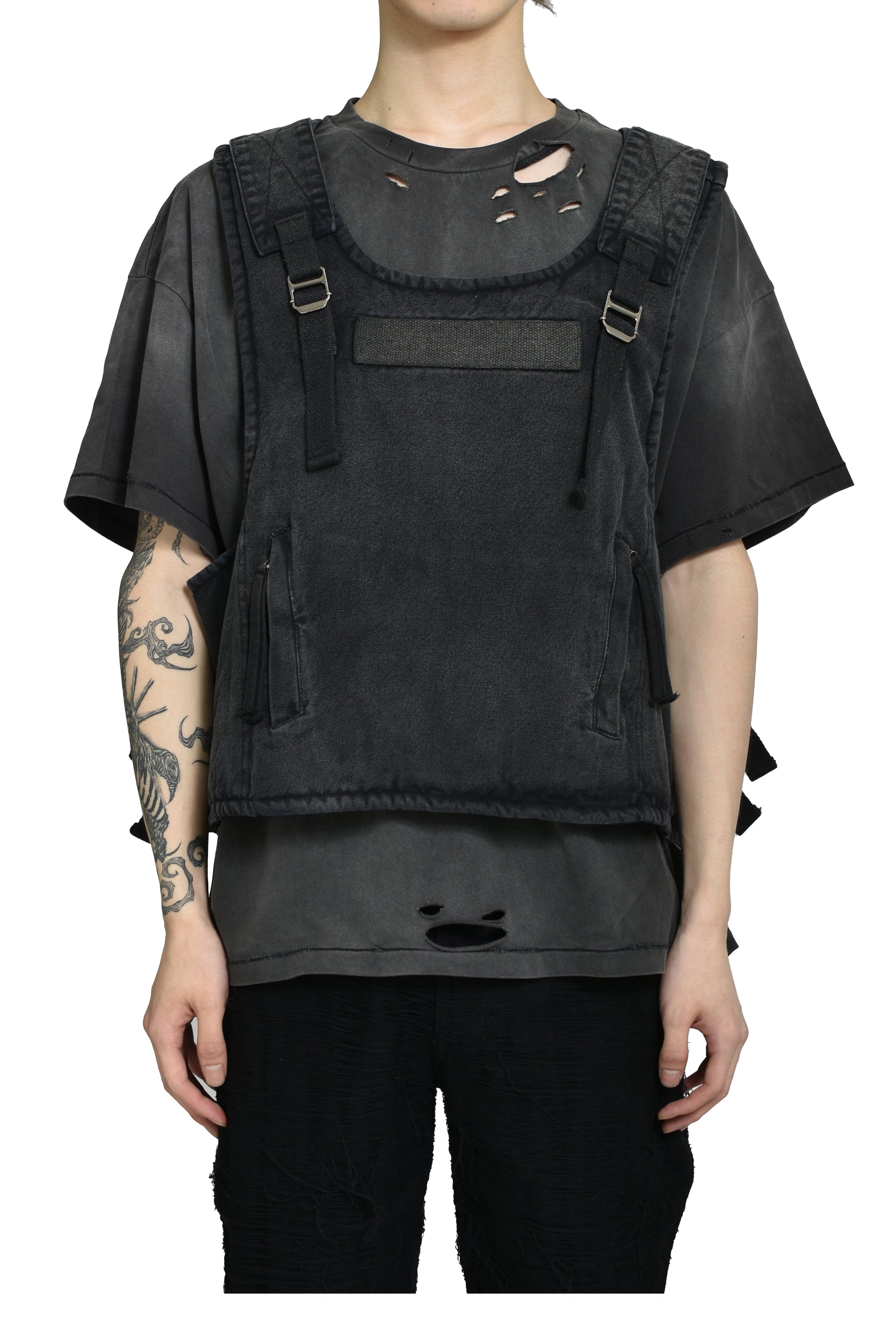 RIOT VEST / WASHED GREY