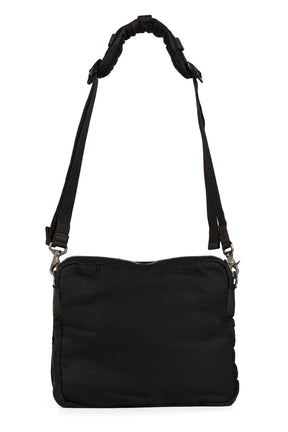 SUPER NYLON SIMPLE SHOULDER BAG / BLK 