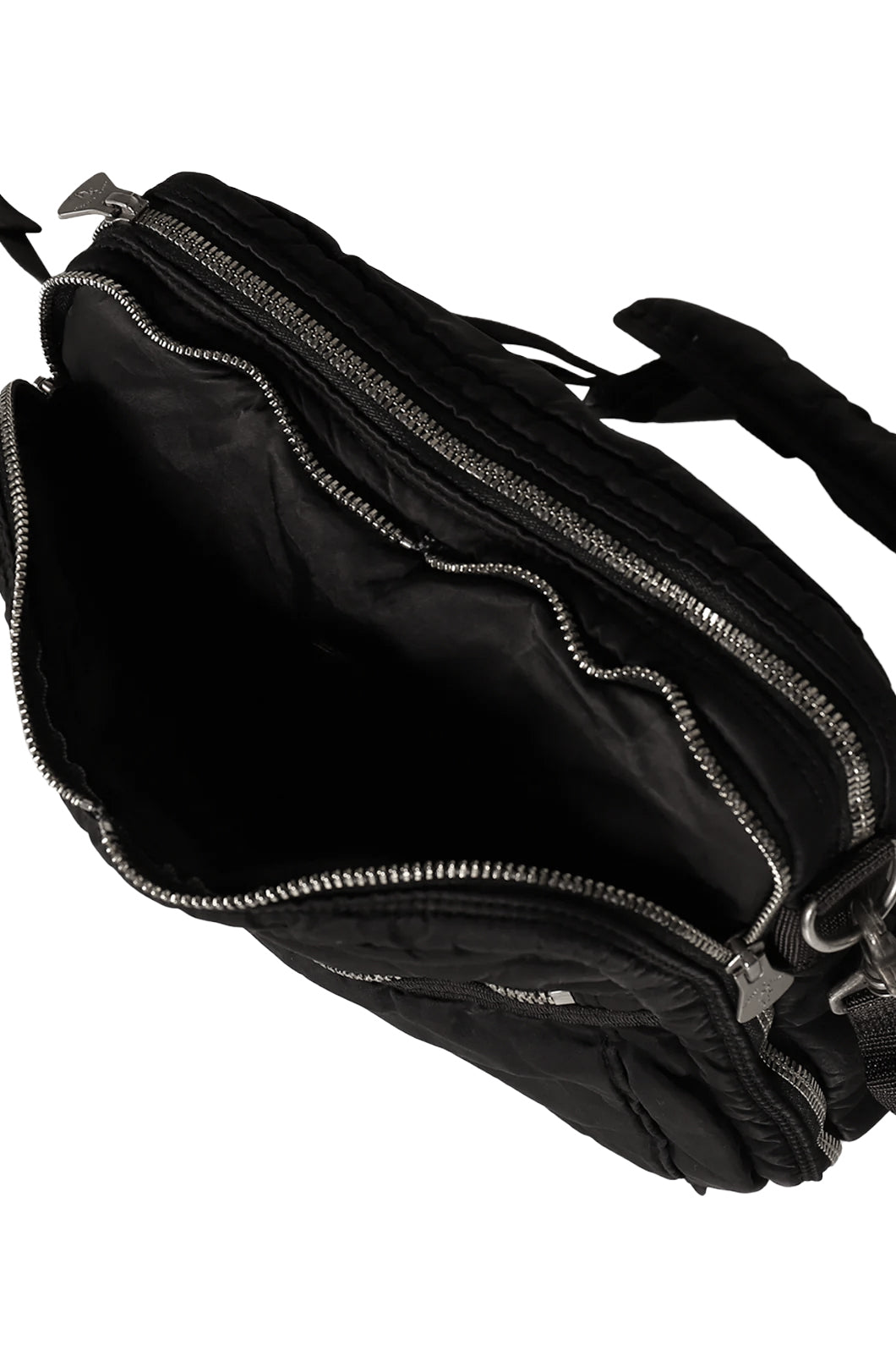 SUPER NYLON SIMPLE SHOULDER BAG / BLK 