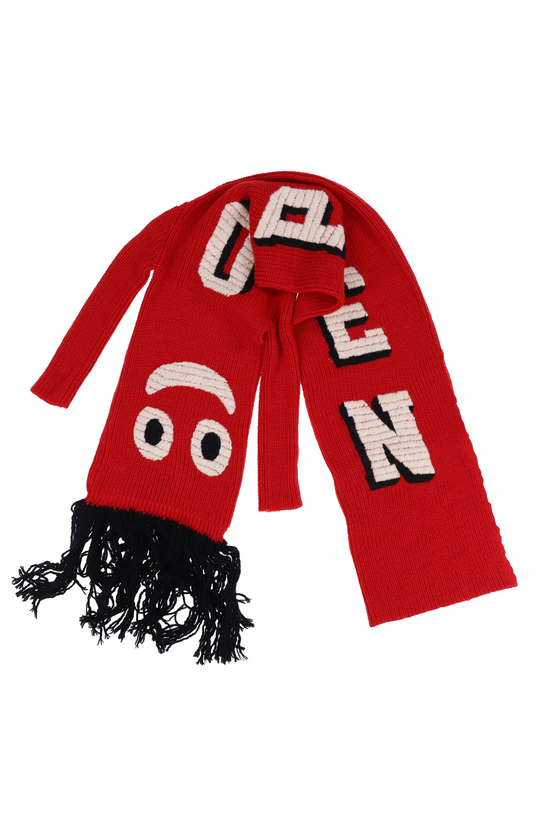 AIR DANCER KNIT DRESS/SCARF / RED