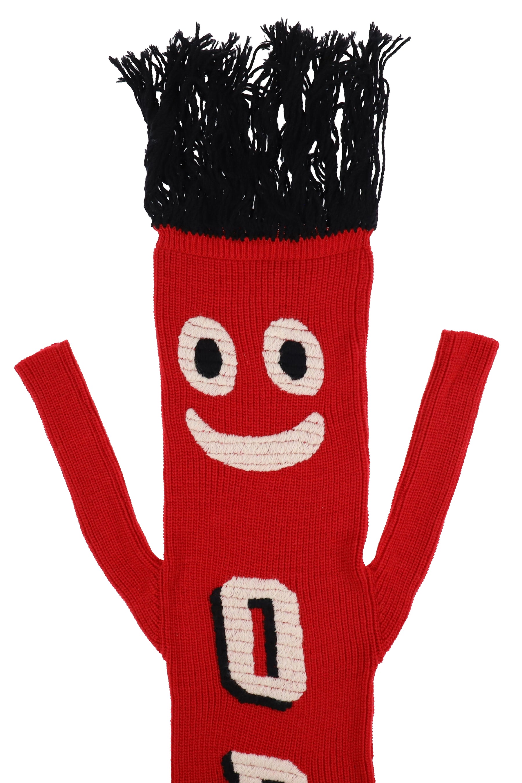 AIR DANCER KNIT DRESS/SCARF / RED