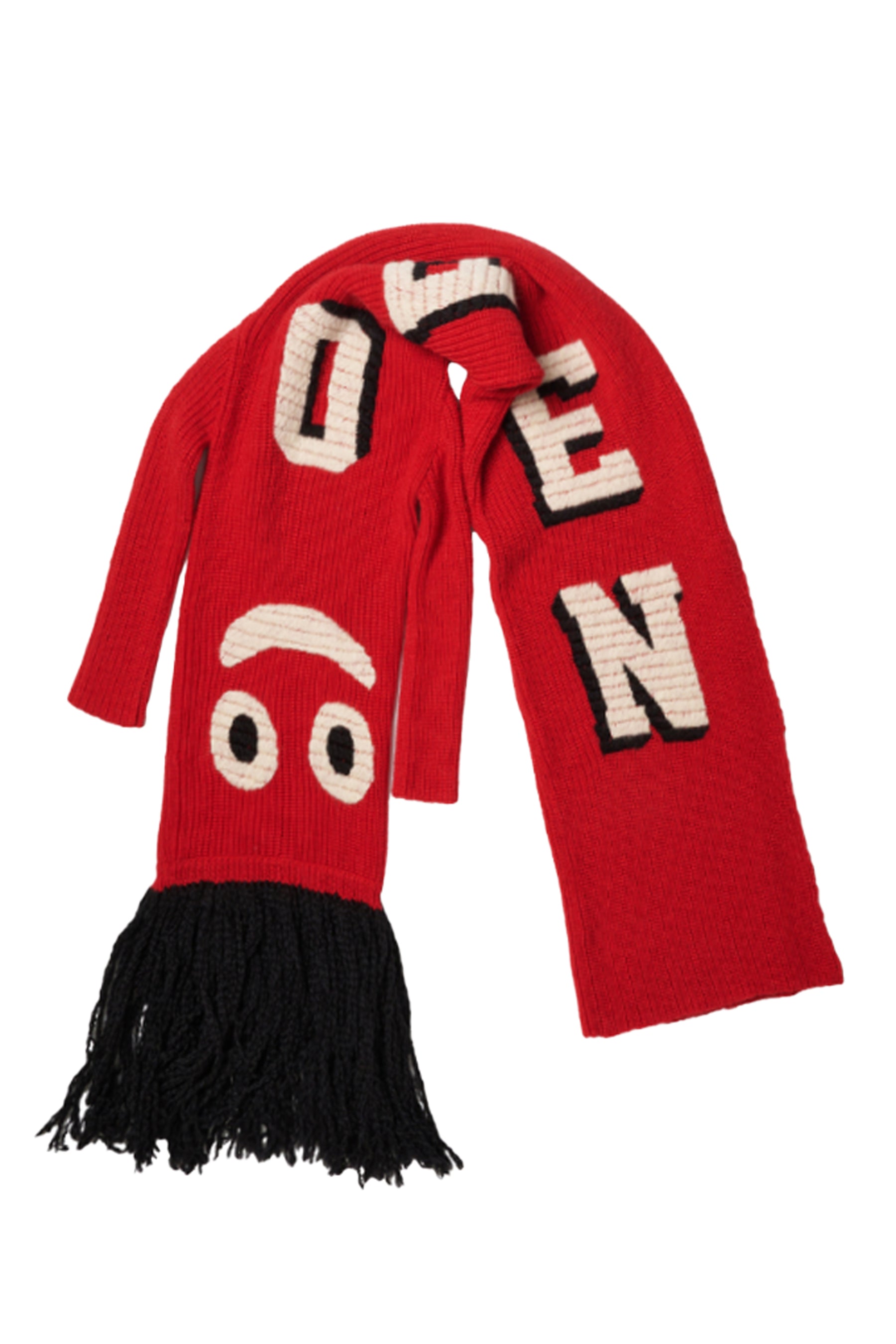 AIR DANCER KNIT DRESS/SCARF / RED