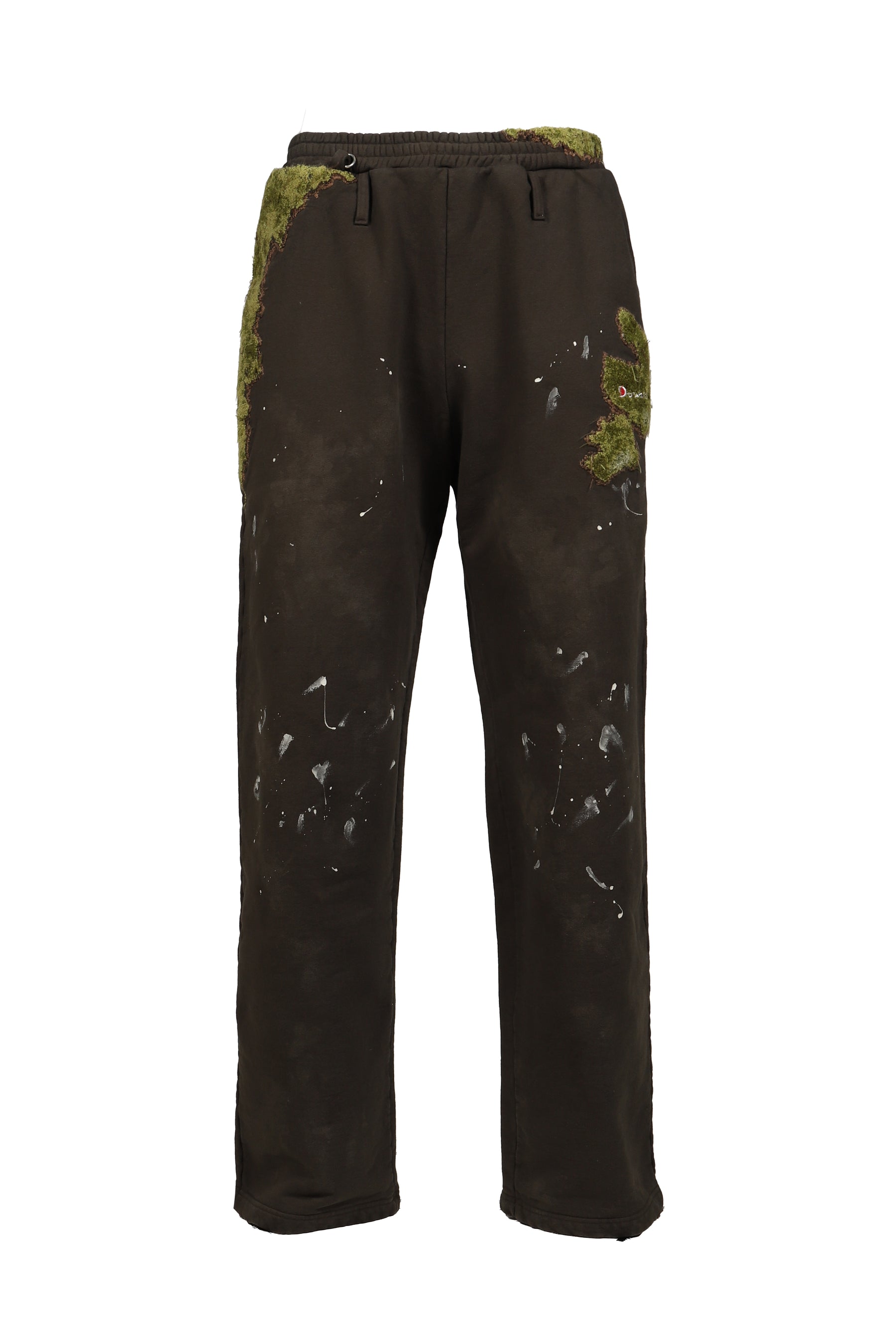 MOSS-GROWN EMBROIDERY SWEAT PANTS / BRW