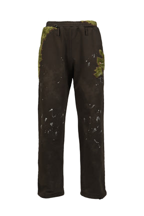 MOSS-GROWN EMBROIDERY SWEAT PANTS / BRW