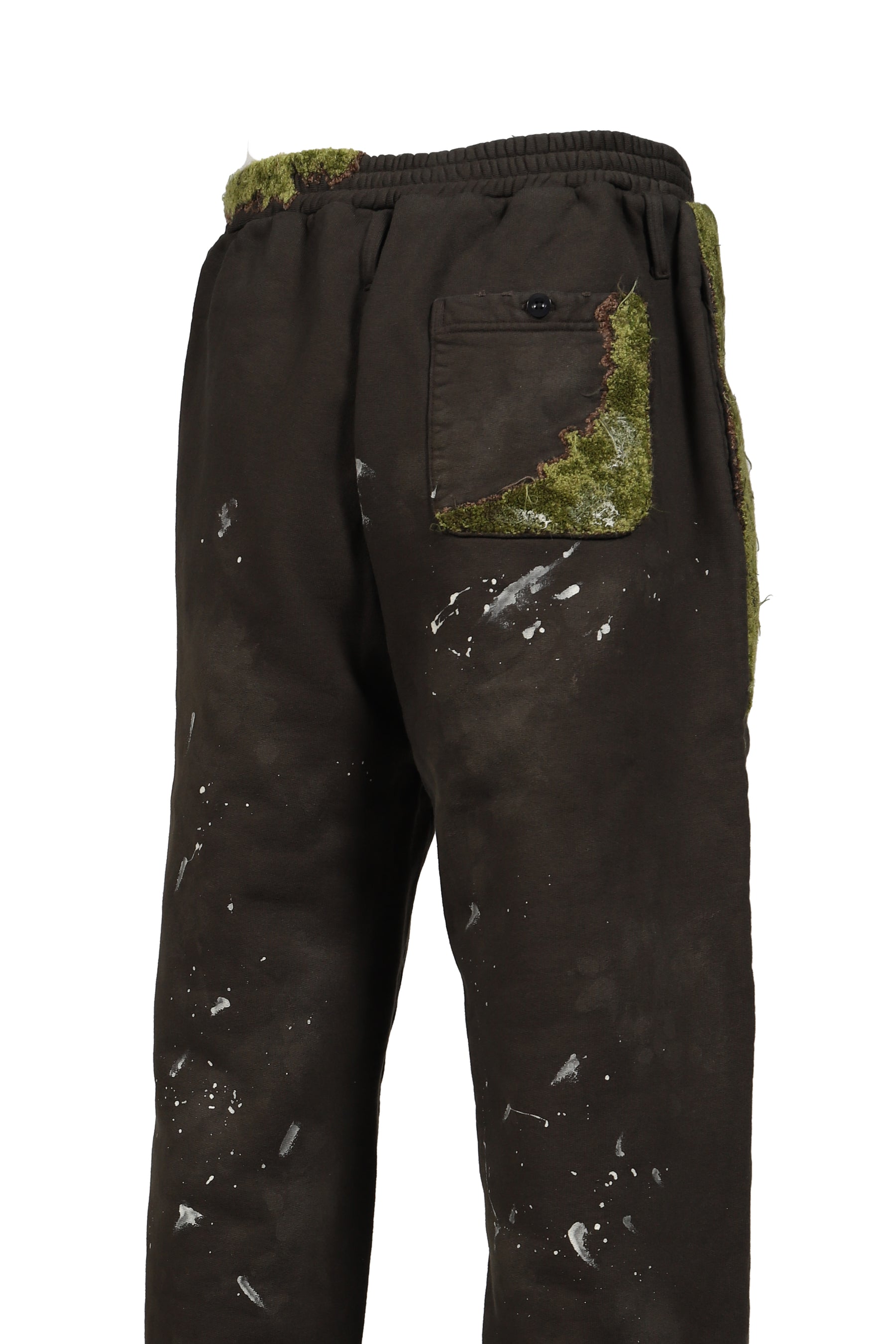 MOSS-GROWN EMBROIDERY SWEAT PANTS / BRW