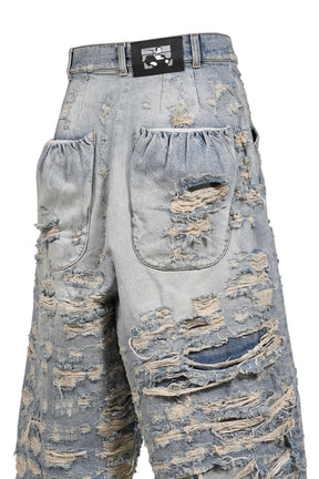 HEIRO PROTESTANT PANT / INDIGO