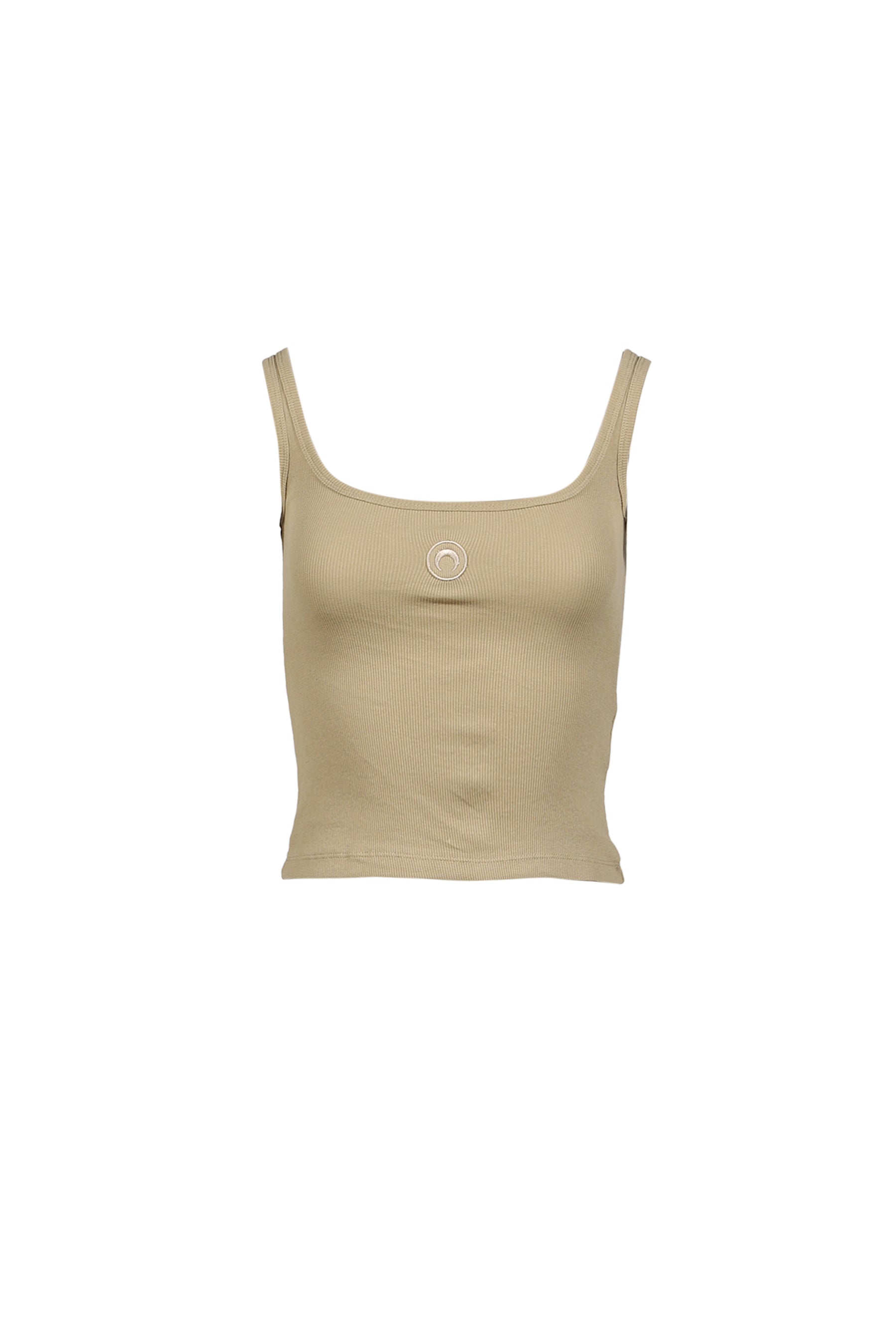 Marine Serre マリーンセル SS26 MOON LOGO RIBBED JERSEY CROP TANK