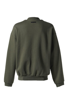 FLEECE CREWNECK / MILITARY