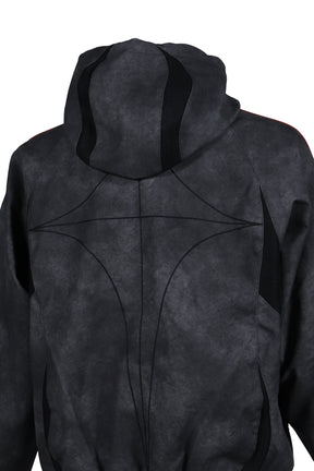 TC TG LTHR JKT / BLK/ANTIQUE SIL