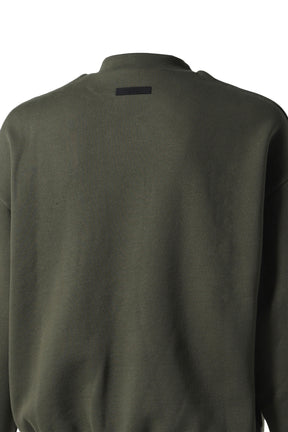 FLEECE CREWNECK / MILITARY