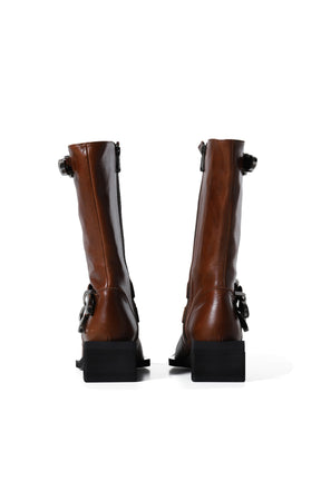 STELLAN STILETTOS STRAP BOOTS / BRW