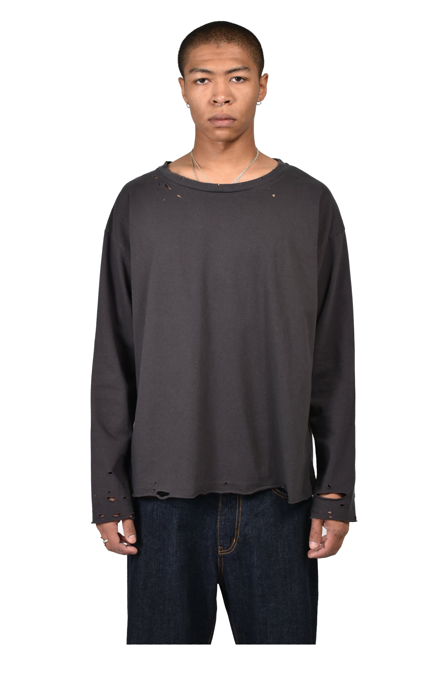 RUGGED EDGE LONG SLEEVE / FADED BLK