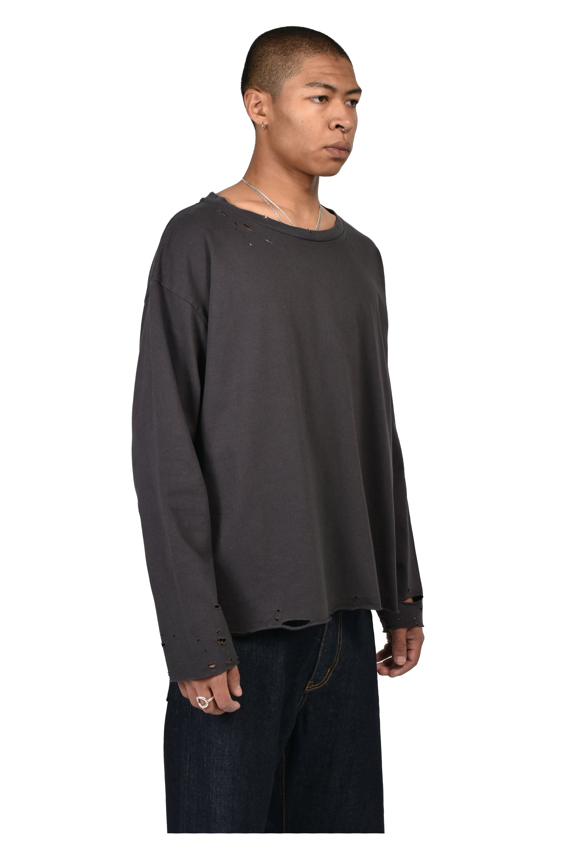RUGGED EDGE LONG SLEEVE / FADED BLK