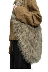 FILTH フィルス FW25 HAIRY FUR SHOULDER BAG / BEI - NUBIAN ヌビアン