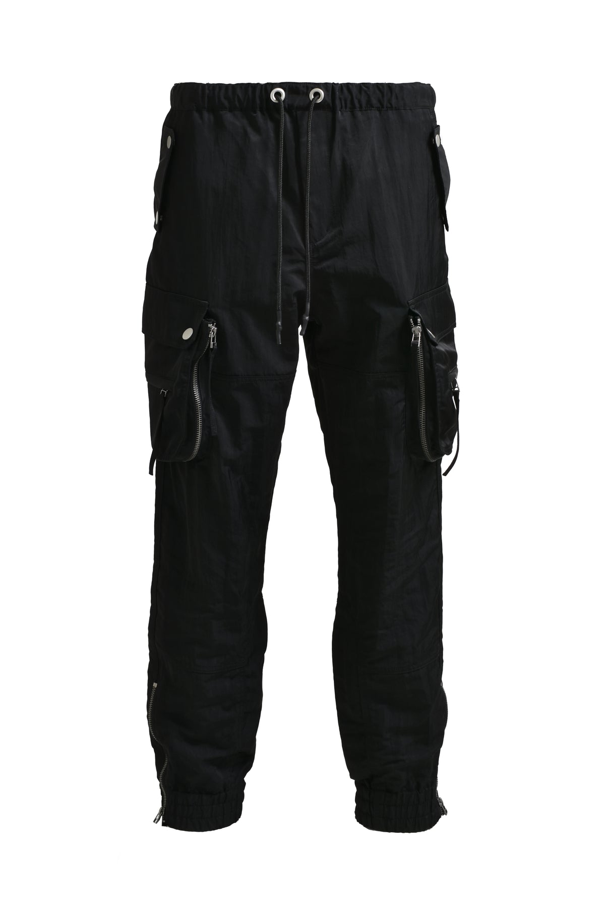 NEWRICH CARGO PANTS / NYLON BLK