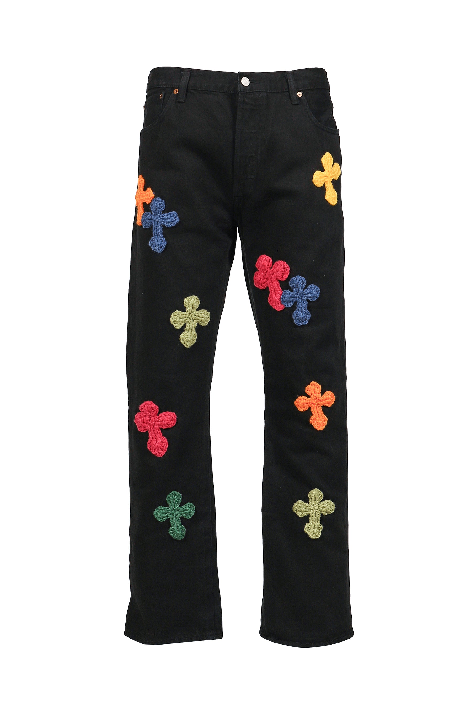 3D CROSS BLACK DENIM / BLK