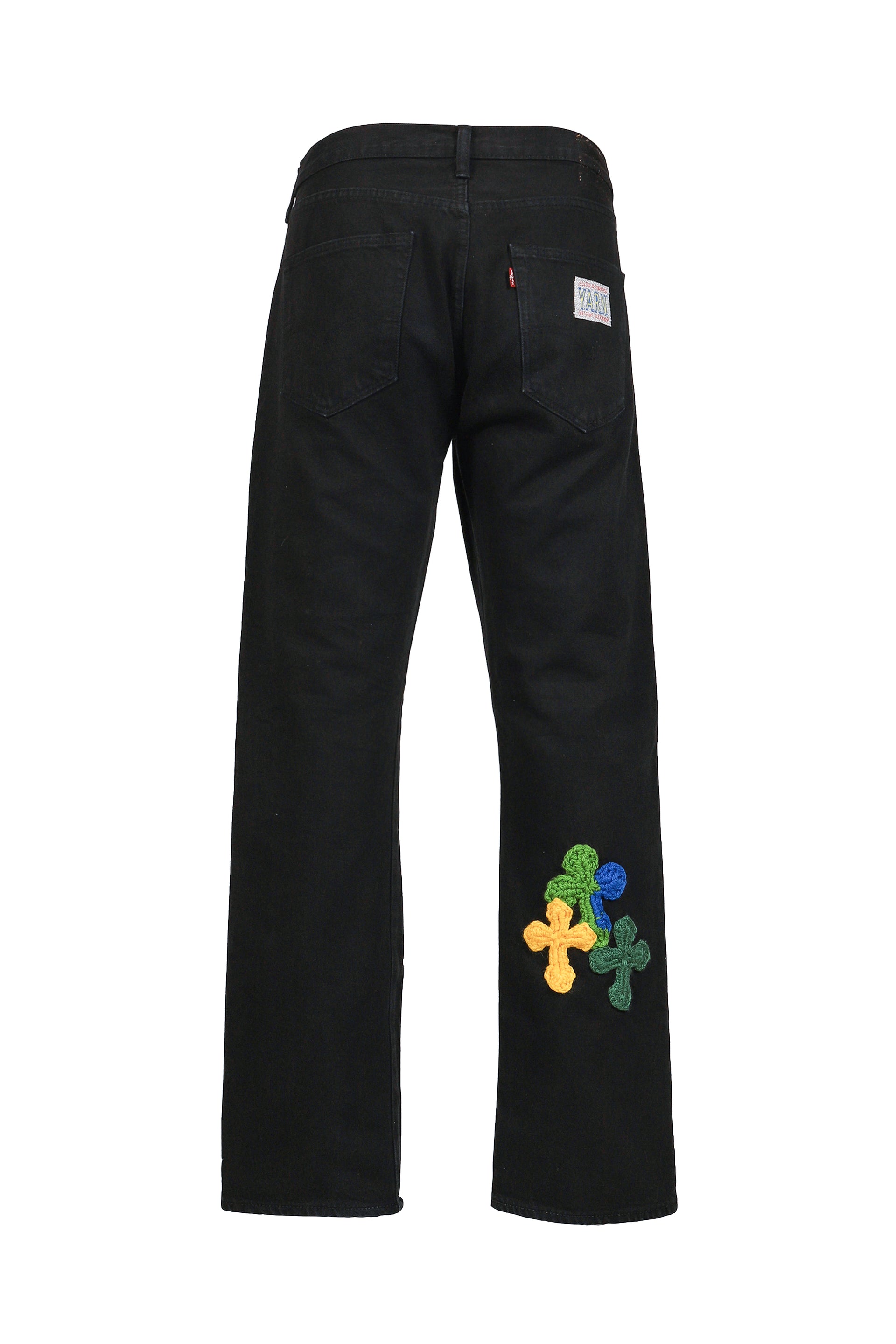 3D CROSS BLACK DENIM / BLK