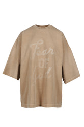 "FEAR OF GOD, 9" SS TEE / DUNE PEARL