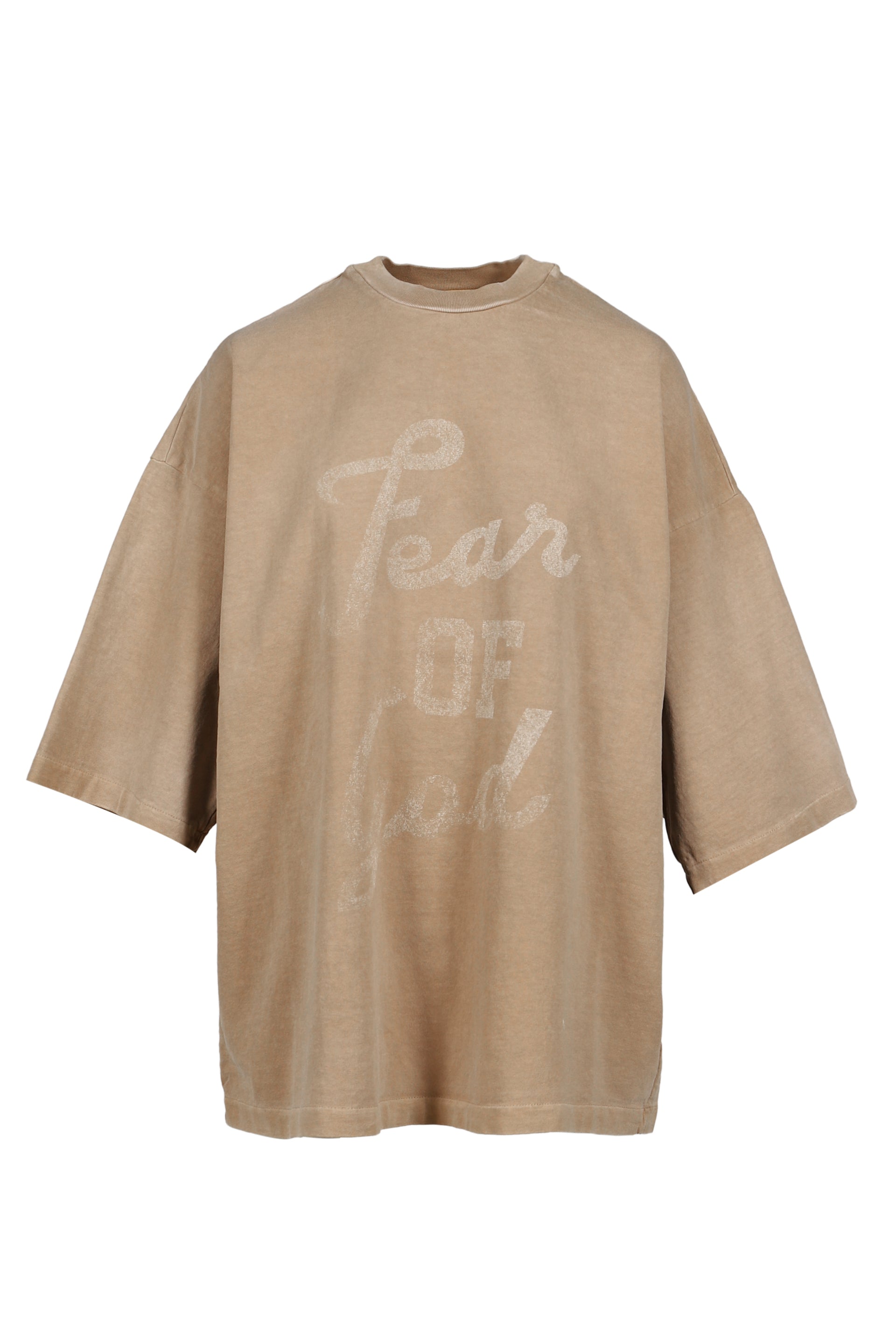 "FEAR OF GOD, 9" SS TEE / DUNE PEARL
