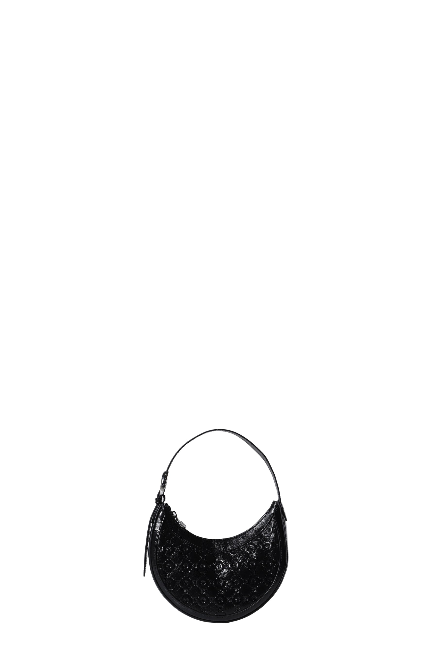 MOONOGRAM EMBOSSED LEATHER ECLIPS MINI / BLK